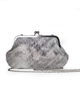 Borsa clutch clic clac argentata - Mya Accessories