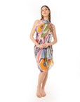 Pareo in cotone con stampa multicolore - Mya Accessories