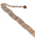 Collana girocollo a fascia con strass cristallo - Mya Accessories