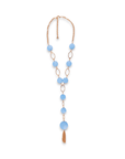 Collana denim blu - Mya Accessories