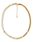 Girocollo snake piatta con strass crystal - Mya Accessories
