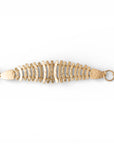 Bracciale a lisca di pesce in metallo antichizzato - Mya Accessories
