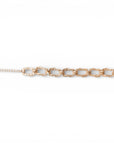 Bracciale con maglia rettangolare in metallo - Mya Accessories