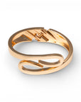 Bracciale a manetta rigido in metallo lucido - Mya Accessories