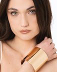 Bracciale rigido in metallo lucido - Mya Accessories