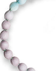 Collana girocollo con caramelle in cotone tono azzurro - Mya Accessories