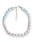 Collana girocollo con caramelle in cotone tono azzurro - Mya Accessories