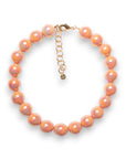 Collana girocollo con sfere in acrilico lucide rosa - Mya Accessories