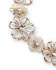 Collana girocollo in metallo con design a fiore - Mya Accessories
