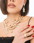 Anello elastico in metallo bombato - Mya Accessories