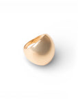 Anello in metallo lucido a fascia larga - Mya Accessories
