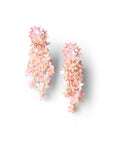 Orecchini pendenti a cascata di fiorellini tono rosa - Mya Accessories