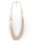 Collana lunga a catena con frange in metallo antichizzato - Mya Accessories