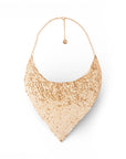 Collana girocollo statement a maglia dorata - Mya Accessories