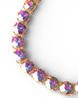 Collana girocollo a catena con pietre in vetro crystal - Mya Accessories