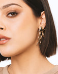 Orecchini pendenti in metallo design a medusa - Mya Accessories