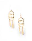Orecchini pendenti in metallo con design marino - Mya Accessories