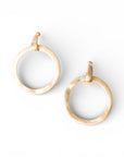 Orecchini pendenti in metallo antichizzato circolare - Mya Accessories