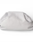 Borsa pochette morbida a tinta unita grigio ghiaccio - Mya Accessories