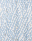 Sciarpa in cotone bianca con stampa animalier azzurra - Mya Accessories