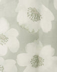 Sciarpa in cotone con stampa a fiore tono verde - Mya Accessories