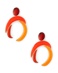 Orecchini smaltati arancio - Mya Accessories