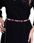 Cintura a catena con pietre in resina multicolore - Mya Accessories
