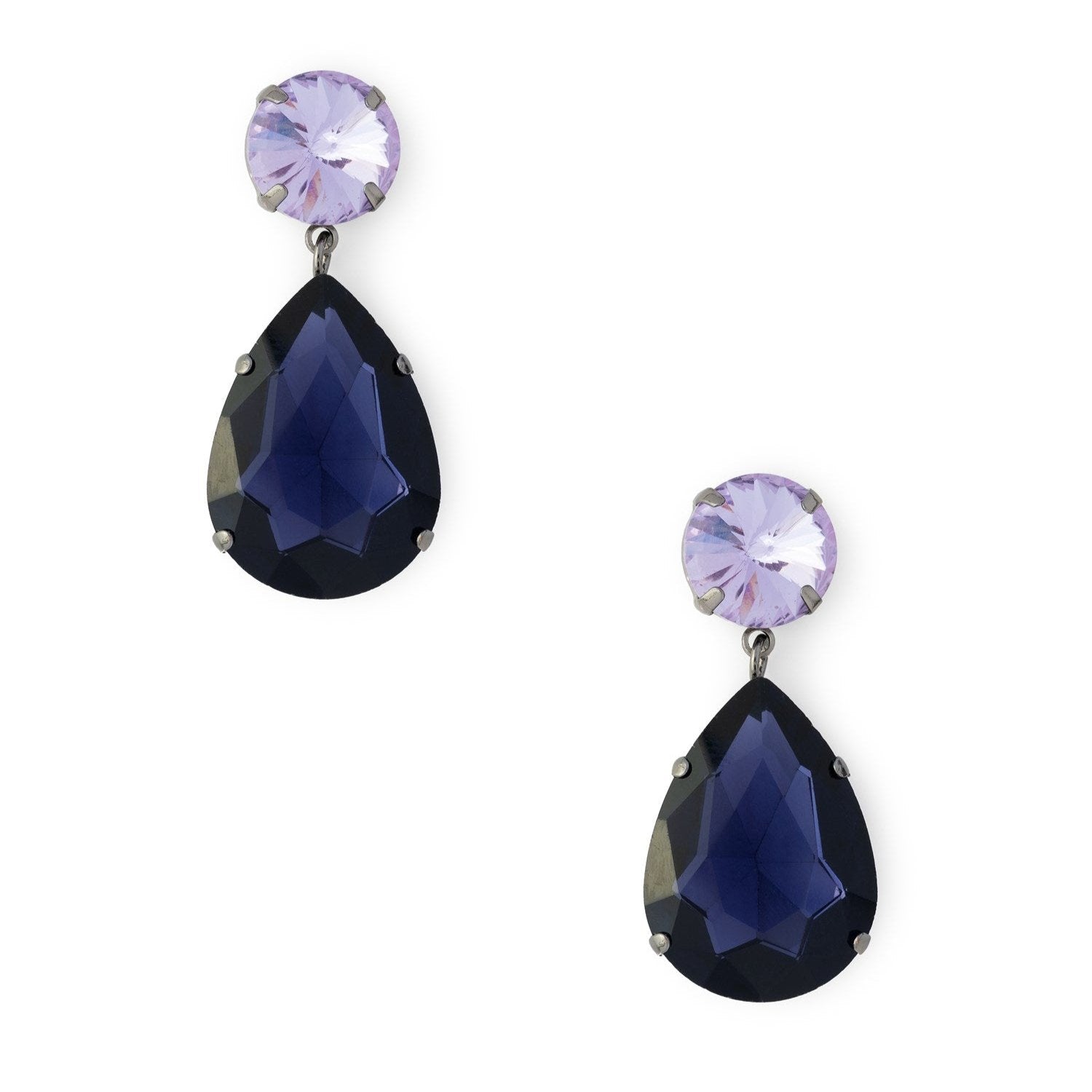 Orecchini pendenti floreali in argento: gioielli boho fatti Orecchini pendenti floreali in argento: gioielli boho fatti