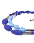 Collana multiliena tono blu - Mya Accessories