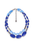 Collana multiliena tono blu - Mya Accessories