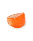 Anello in resina arancio - Mya Accessories