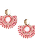 Orecchino con perline rosa - Mya Accessories