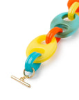 Bracciale in acrilico multicolore - Mya Accessories