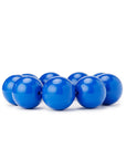 Bracciale con sfere XXL elastico in acrilico blu - Mya Accessories