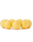 Bracciale con sfere XXL elastico in acrilico giallo - Mya Accessories