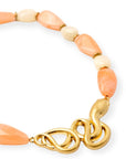 collana-girocollo-bianca-arancio-con-serpente-2-Mya Accessories