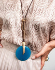 collana-laccio-acrilico-celeste-3-Mya Accessories