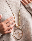 collana-laccio-medaglione-stilizzato-3- Mya Accessories