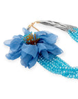 collana-multifilo-microcristalli-azzurro-spilla-fiore-2-Mya Accessories
