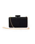 Borsa clutch brillantinata nera - Mya Accessories