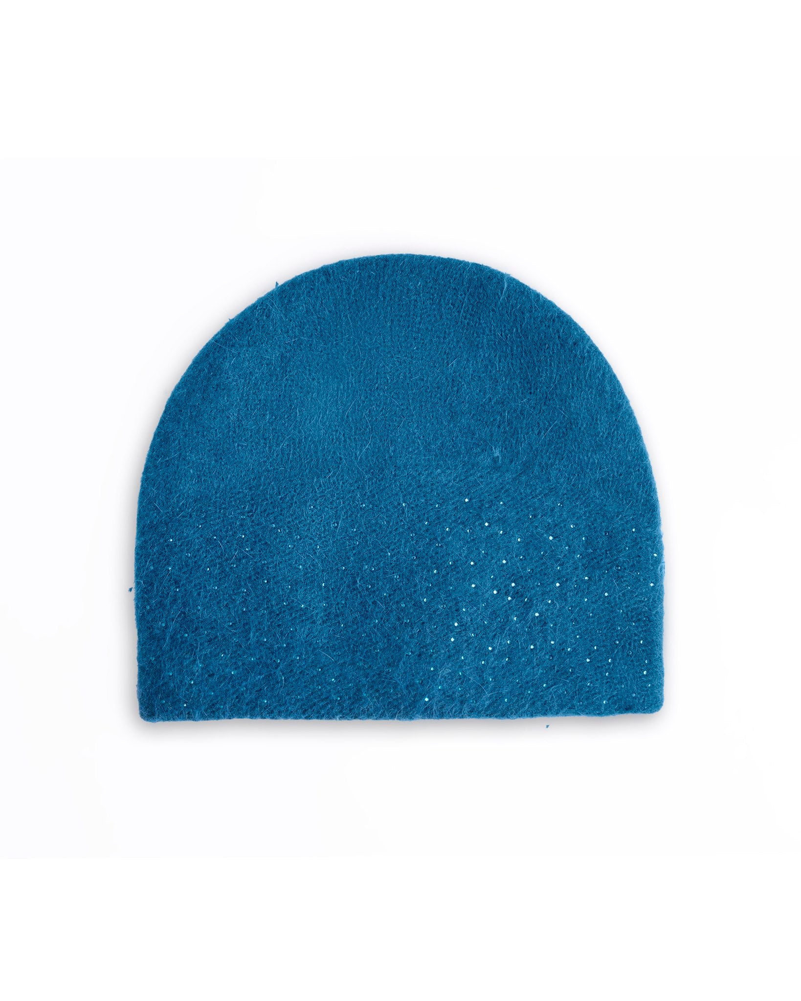 Cappello in lana con brillantini tono blu - Mya Accessories