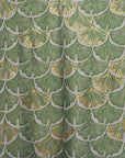 Sciarpa misto cotone verde con stampa a fiori - Mya Accessories