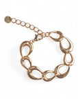 Bracciale con maglia ovale in metallo - Mya Accessories