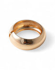 Bracciale rigido a manetta in metallo bombato - Mya Accessories