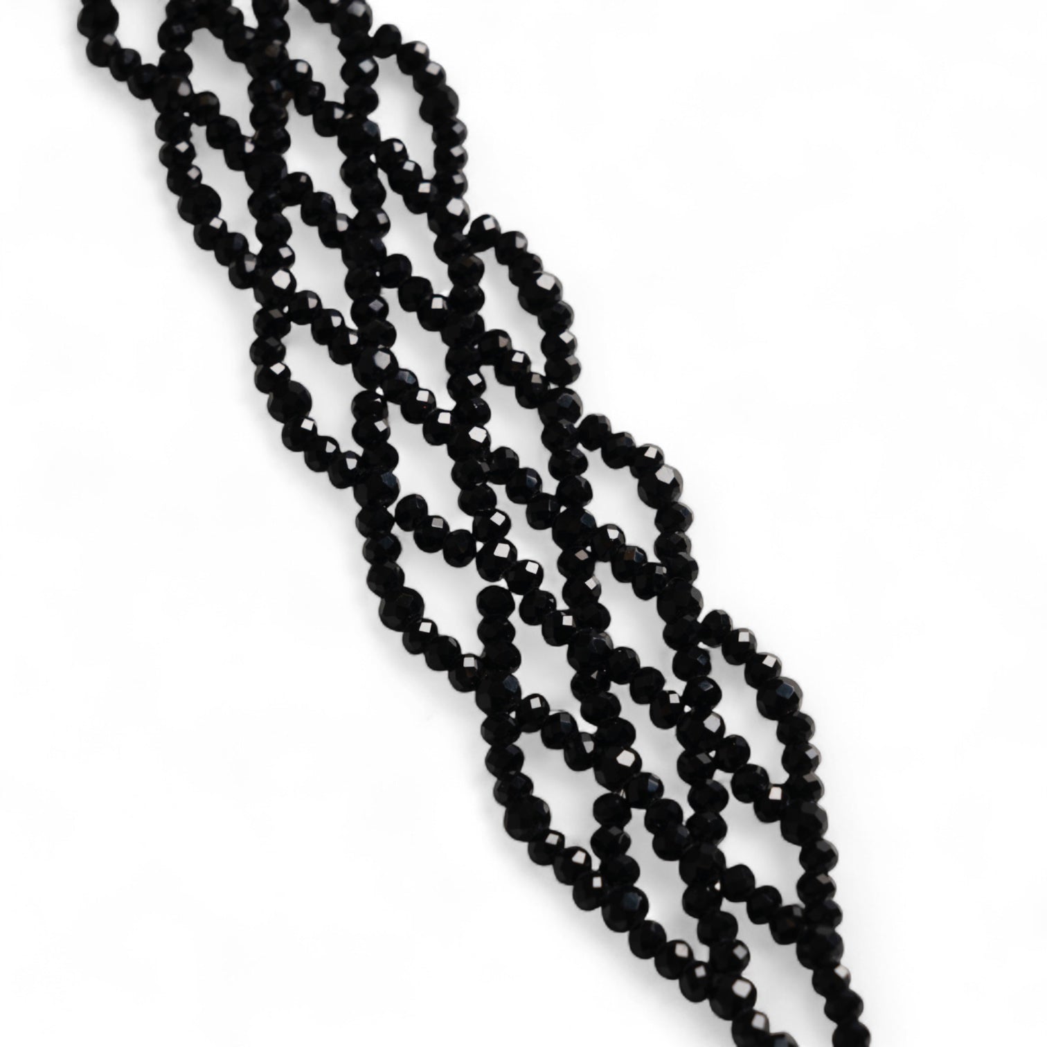 Chocker a rete di microcristalli neri - Mya Accessories