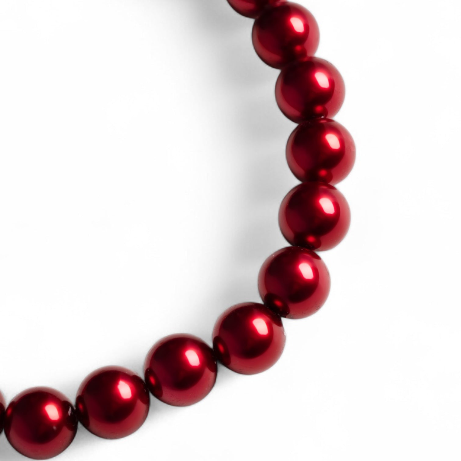 Collana girocollo con sfere tono bordeaux - Mya Accessories