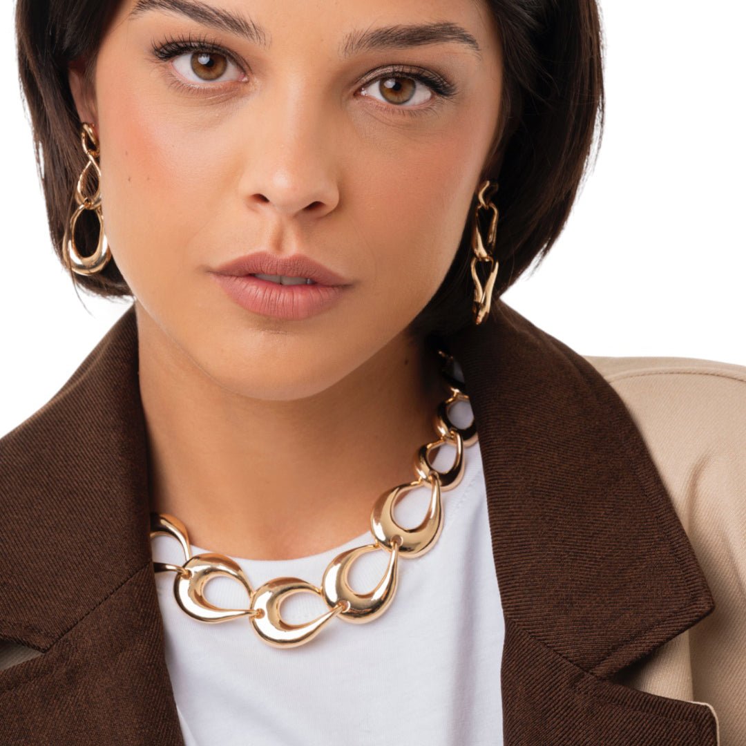 Collana girocollo a maglia circolare - Mya Accessories