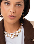 Collana girocollo a maglia circolare - Mya Accessories