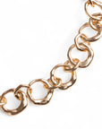 Collana girocollo con cerchi martellati in metallo - Mya Accessories