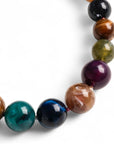 Collana girocollo con sfere in acrilico e vetro mutlicolore - Mya Accessories